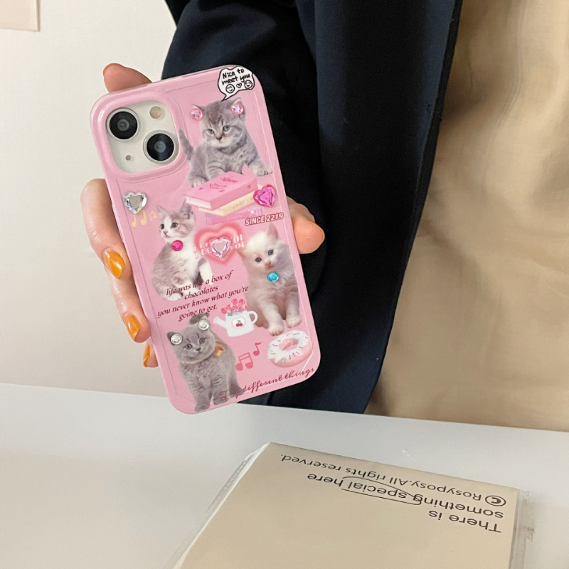 Comics Kitty Pink Case