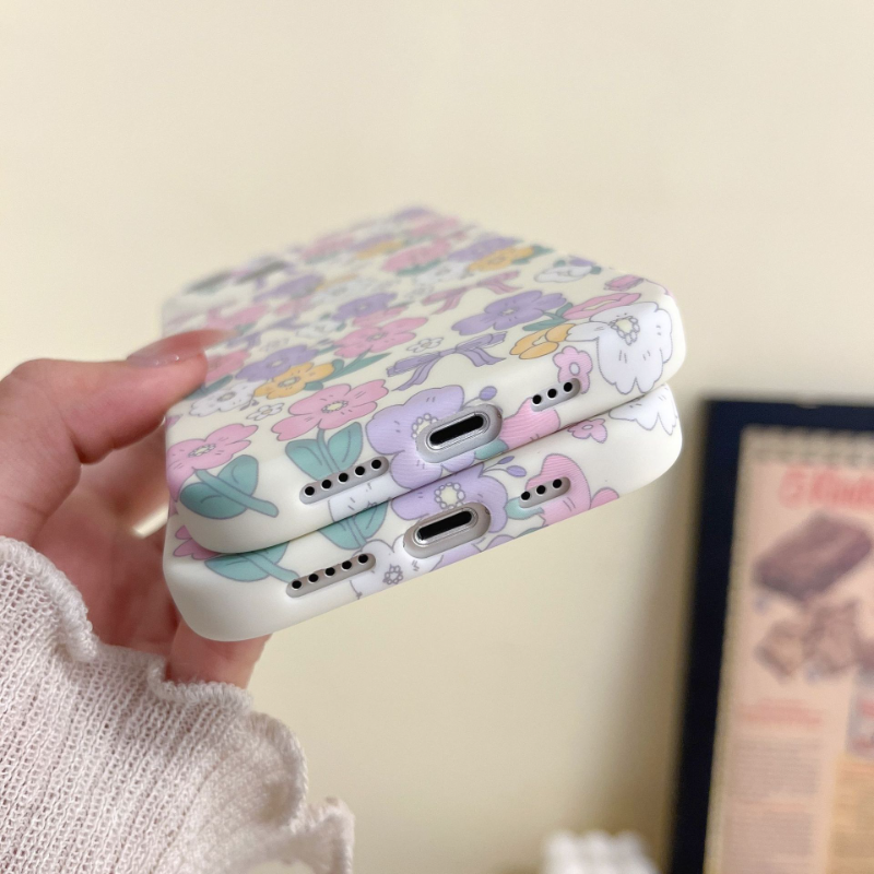 Fresh Pink Purple Floral Case