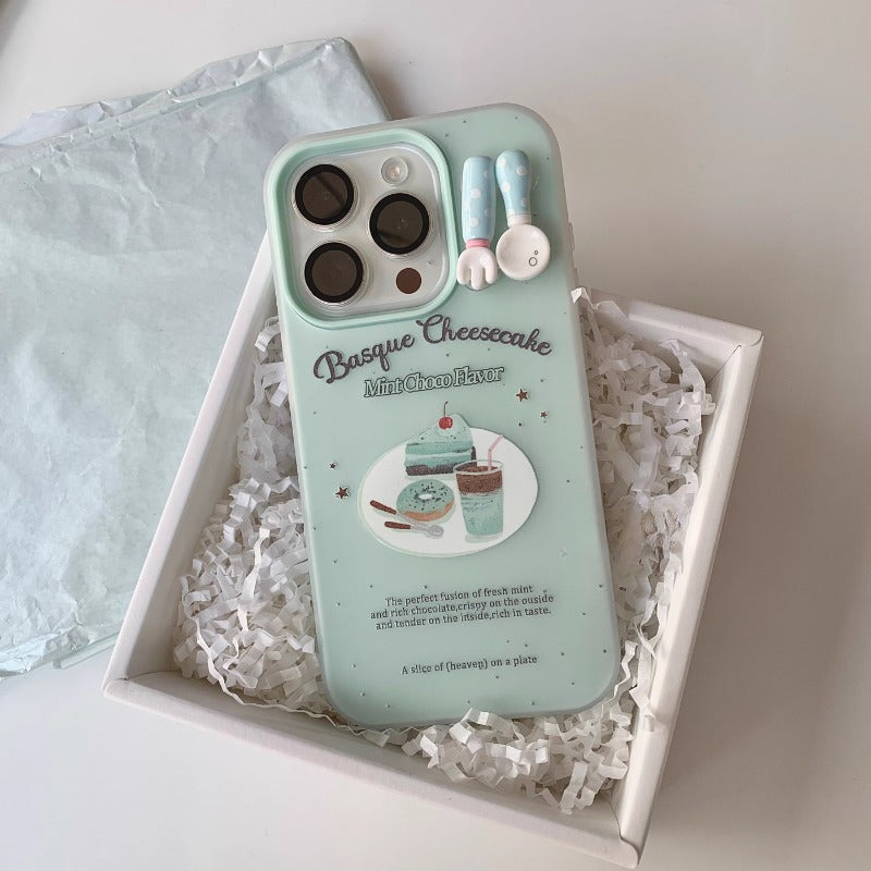 Mint Cheesecake Earbud Case