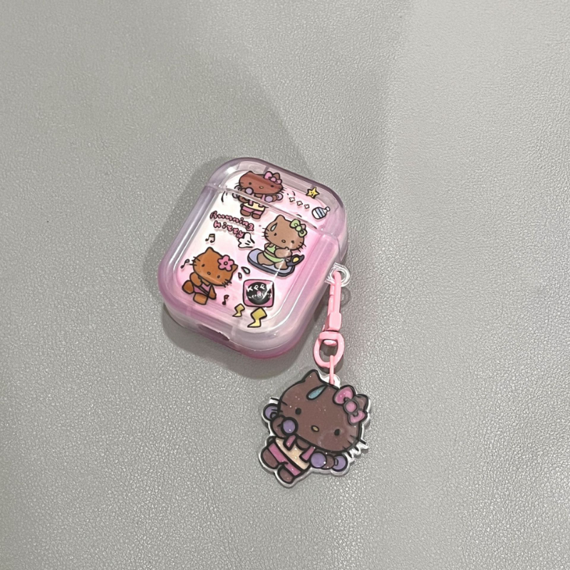 Workout Hawaii Kitty Airpods Case