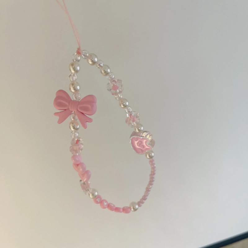 Pink Punk Phone Charm