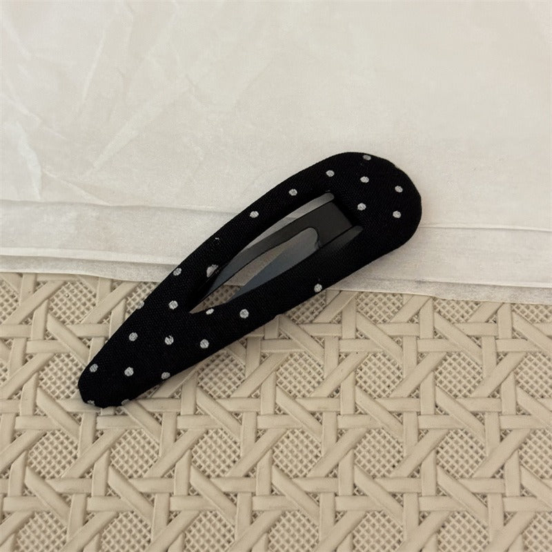 Vintage Polka Dot Hair Clips