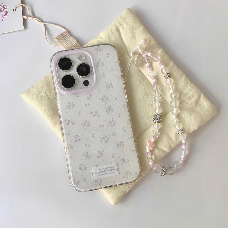 Lavender Butterfly Floral Case