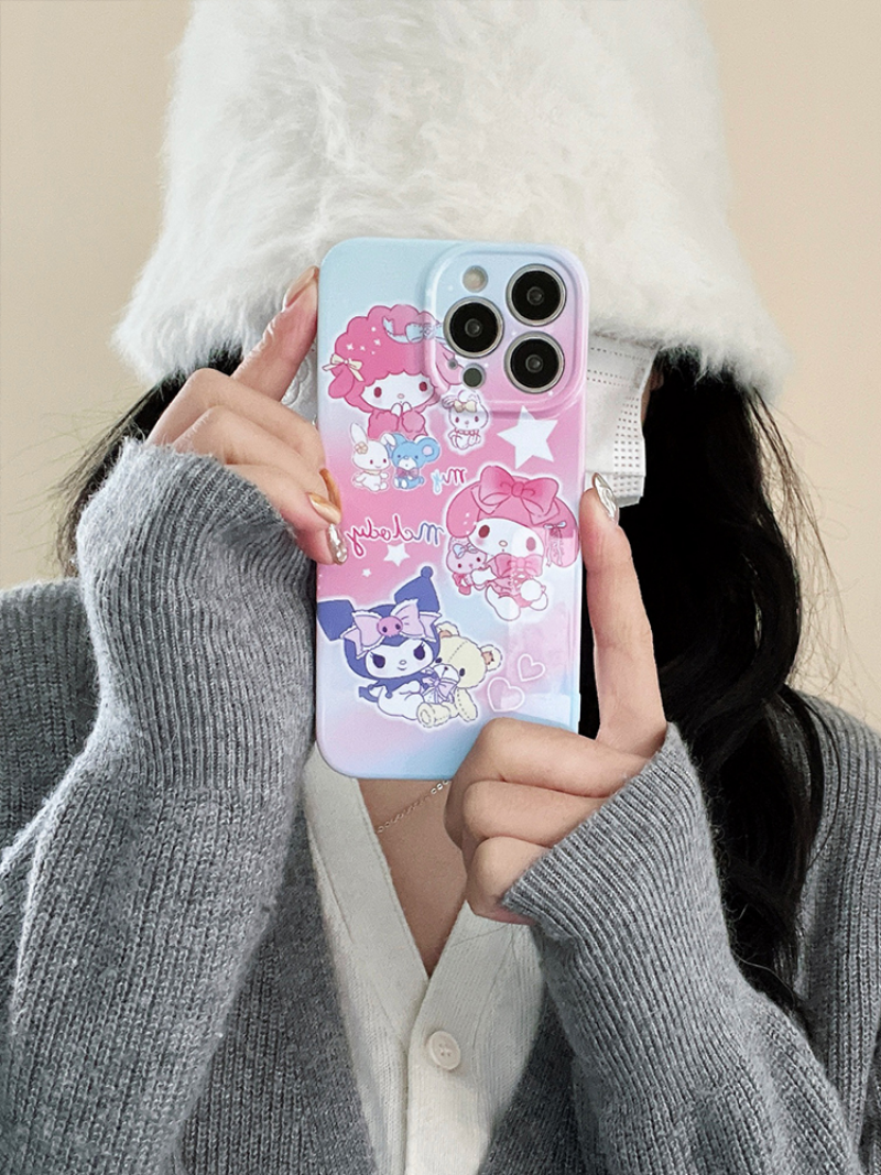 Pink Gradient Sanrio Case