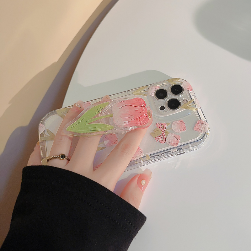 Sunny Tulip Transparent Case