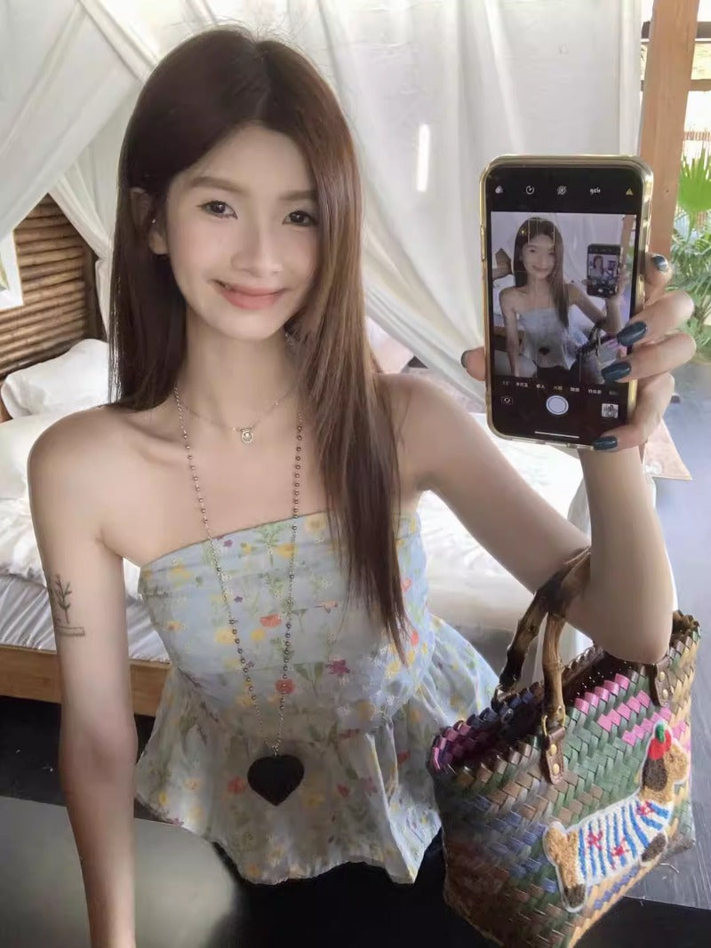 Bianca Floral Tube Top