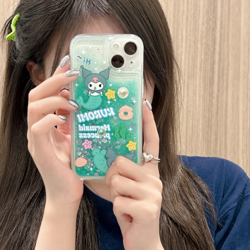 Sea Green Quicksand Kuromi Case