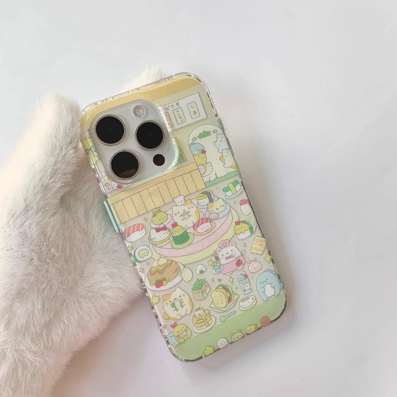 Pastel Diner Friends Case