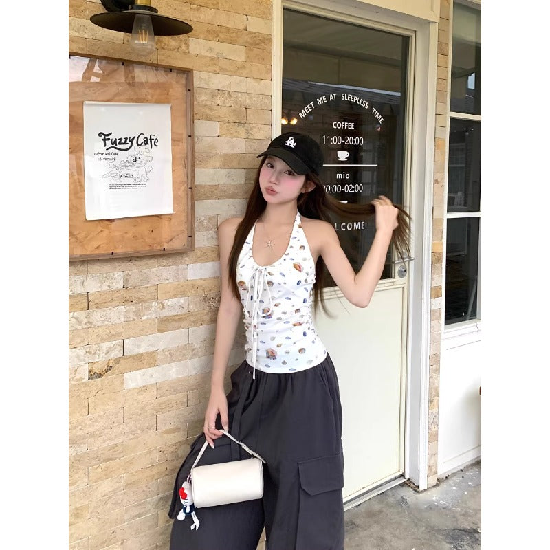 Casual Halter Cargo Set