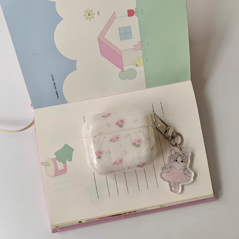 Floral Ballerina AirPods Charm Case