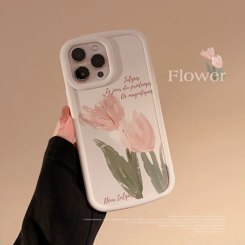 Watercolor Tulip Case