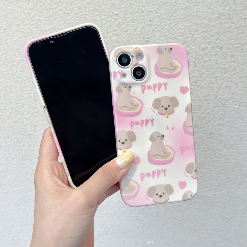 Gradient Pink Pups Case