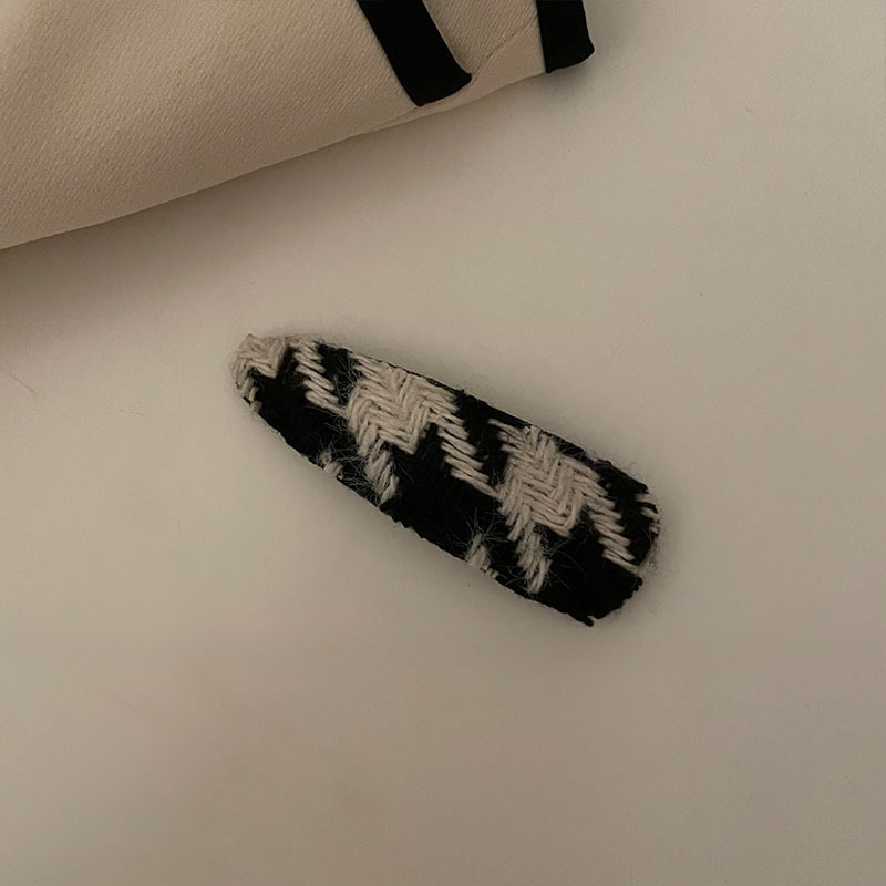 Modern Tweed Hair Clip
