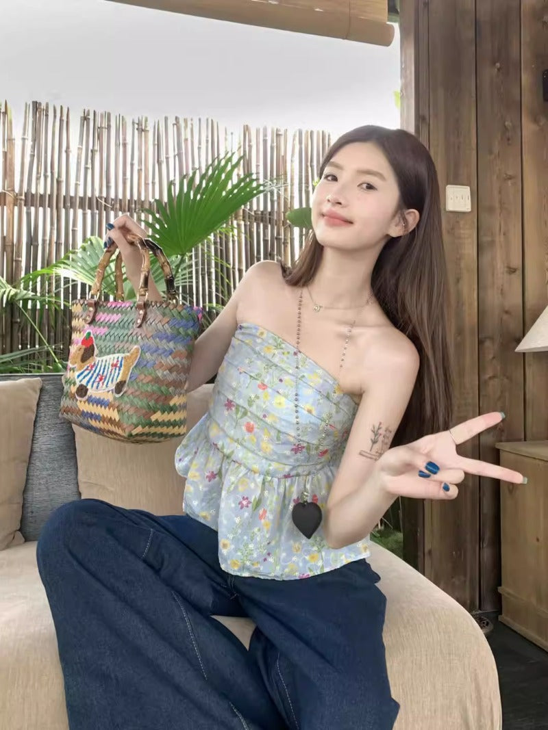 Bianca Floral Tube Top