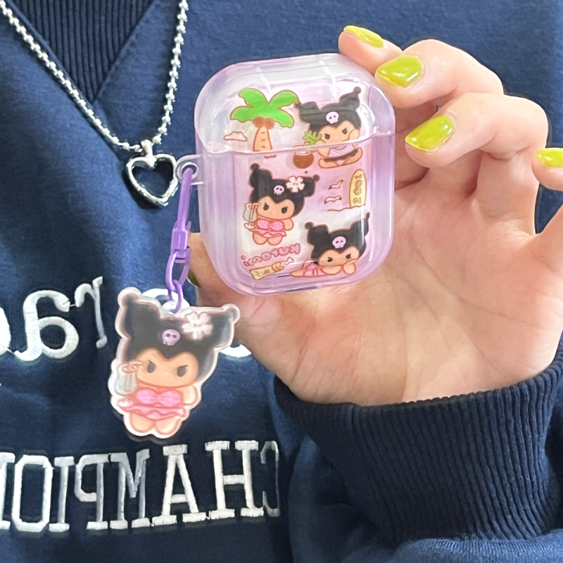 Kuromi Hawaii Kitty Case