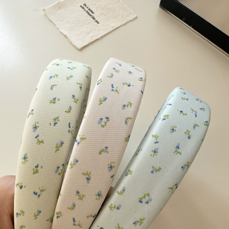 Pastel Floral Padded Headband