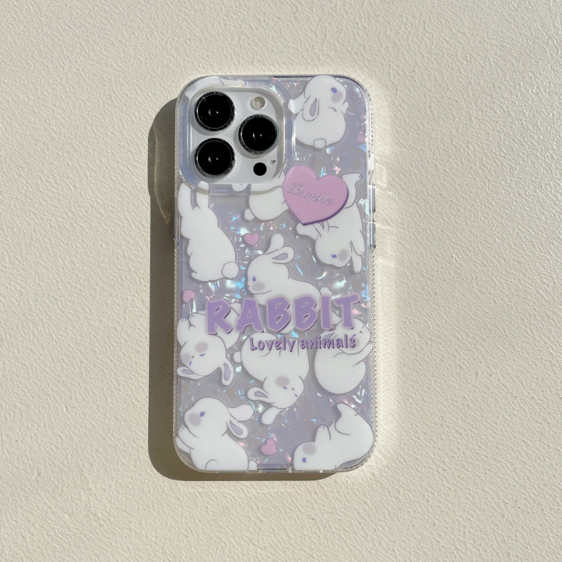 Lilac Glitter Pups Case