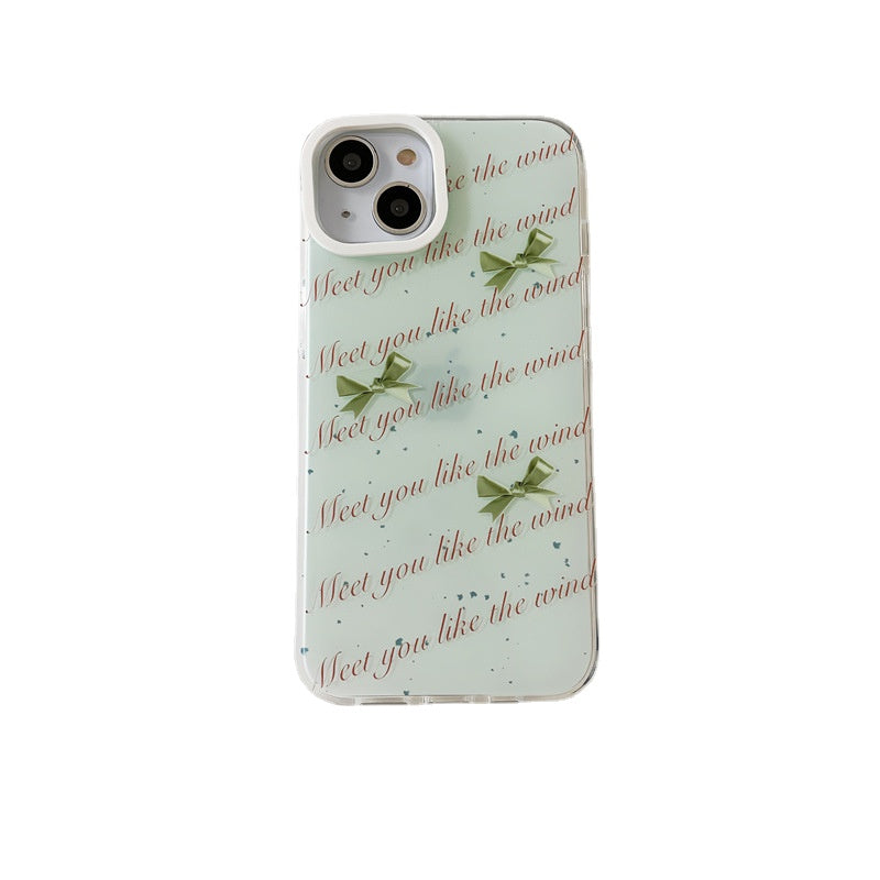 Tea Green Ribbon Case