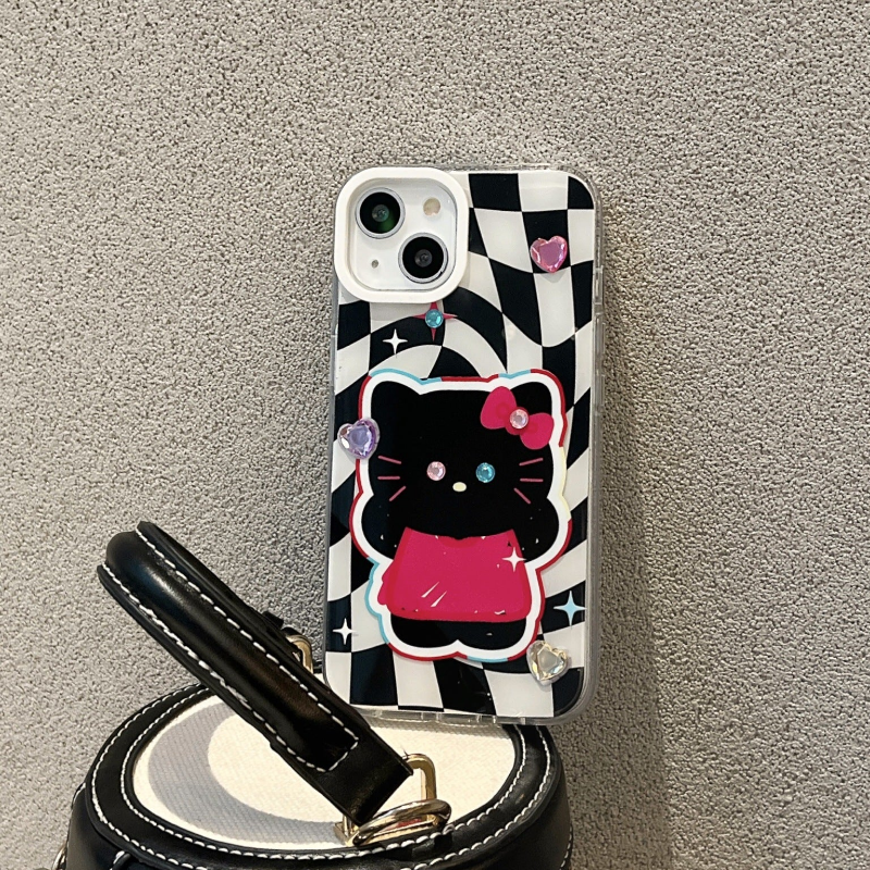 Kitty Graphic Print Case