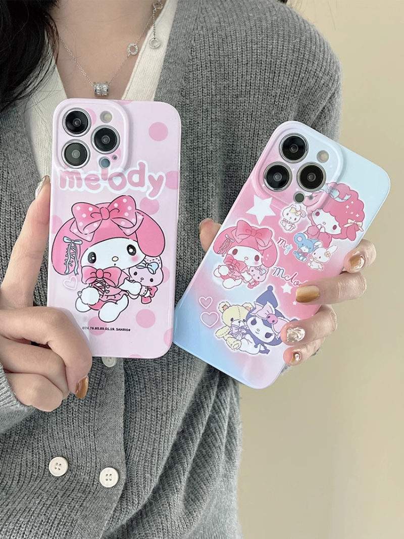 Pink Gradient Sanrio Case