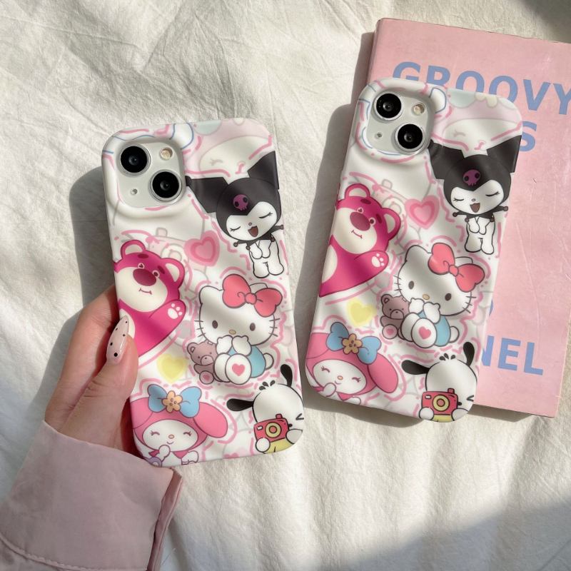 Wavy Sanrio Case