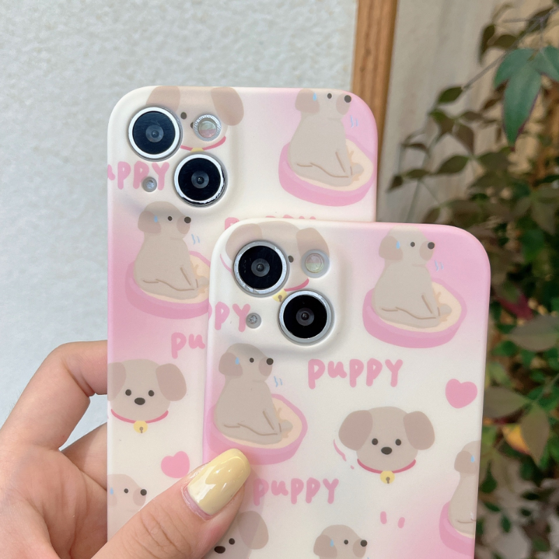 Gradient Pink Pups Case