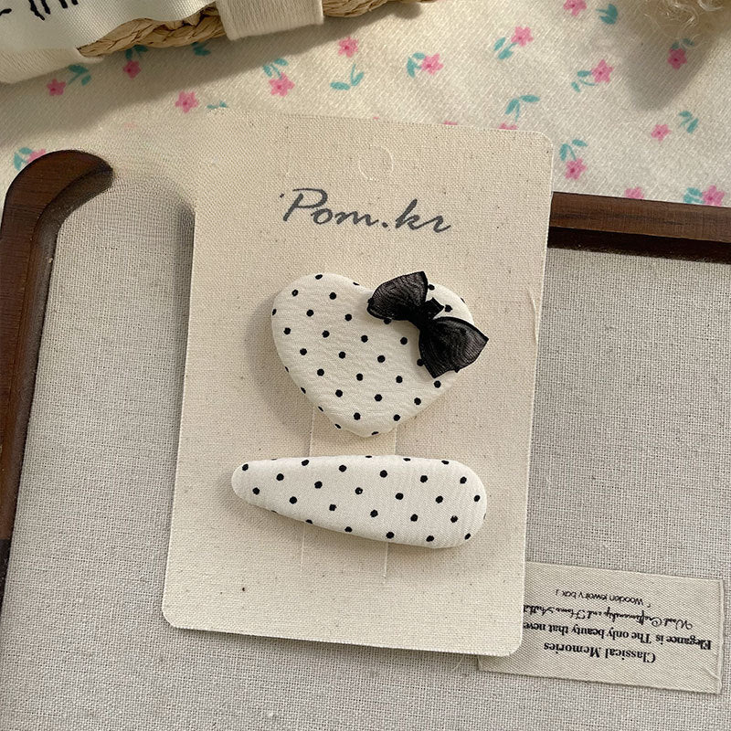 Chic Polka Dot Clips