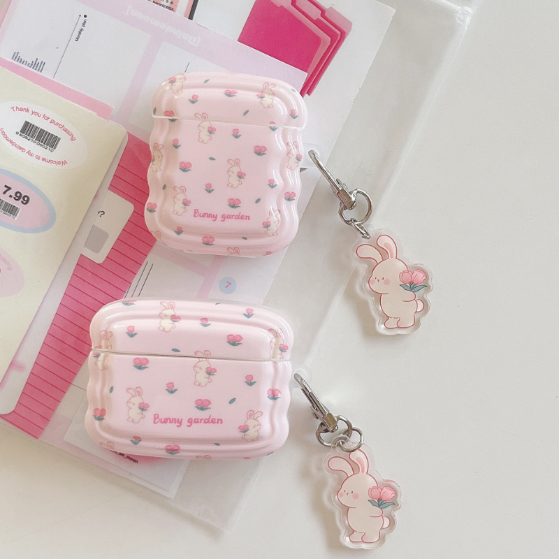 Roses Bunny Airpods Case