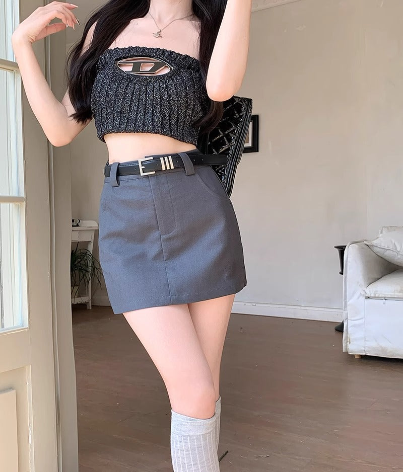 Classic Grey Skirt