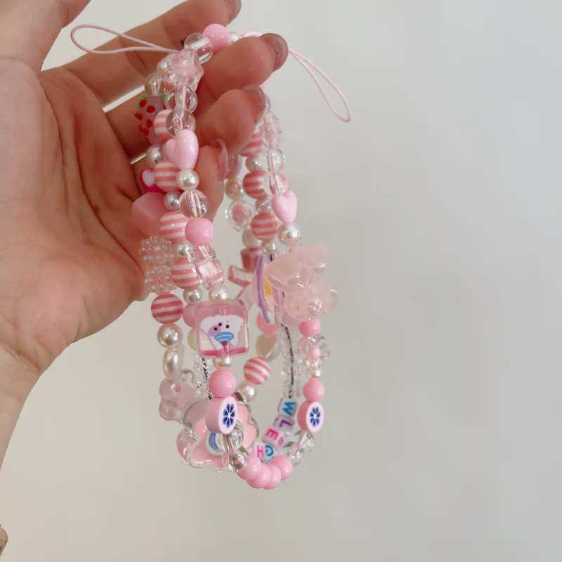 Pink Punk Phone Charm