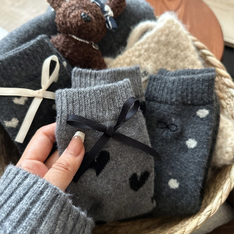 Cozy Heart Warm Woolen Socks