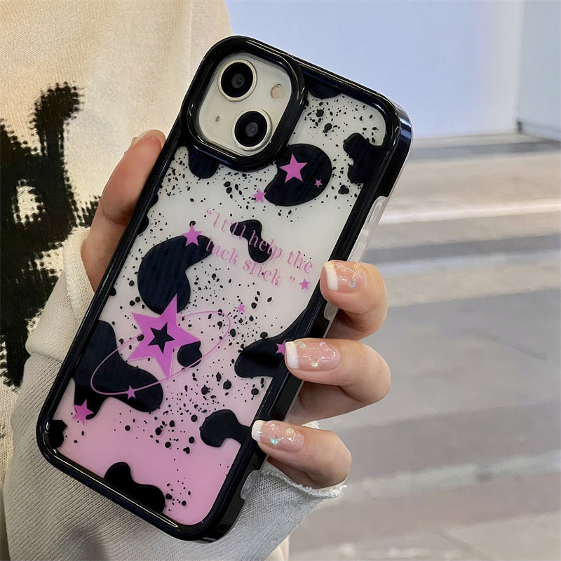 Black and pink stary case