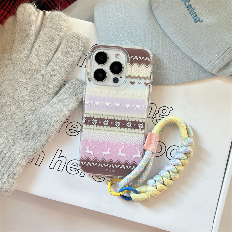 Pastel Knit Pattern Phone Case