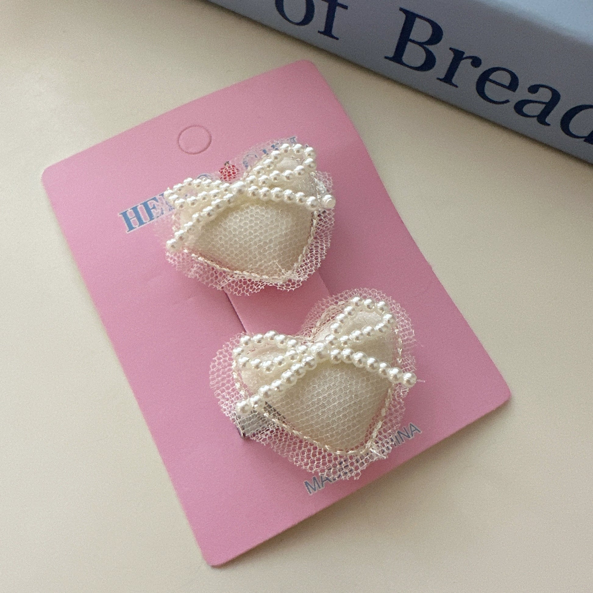 Hearty Ribbon Mini Clips