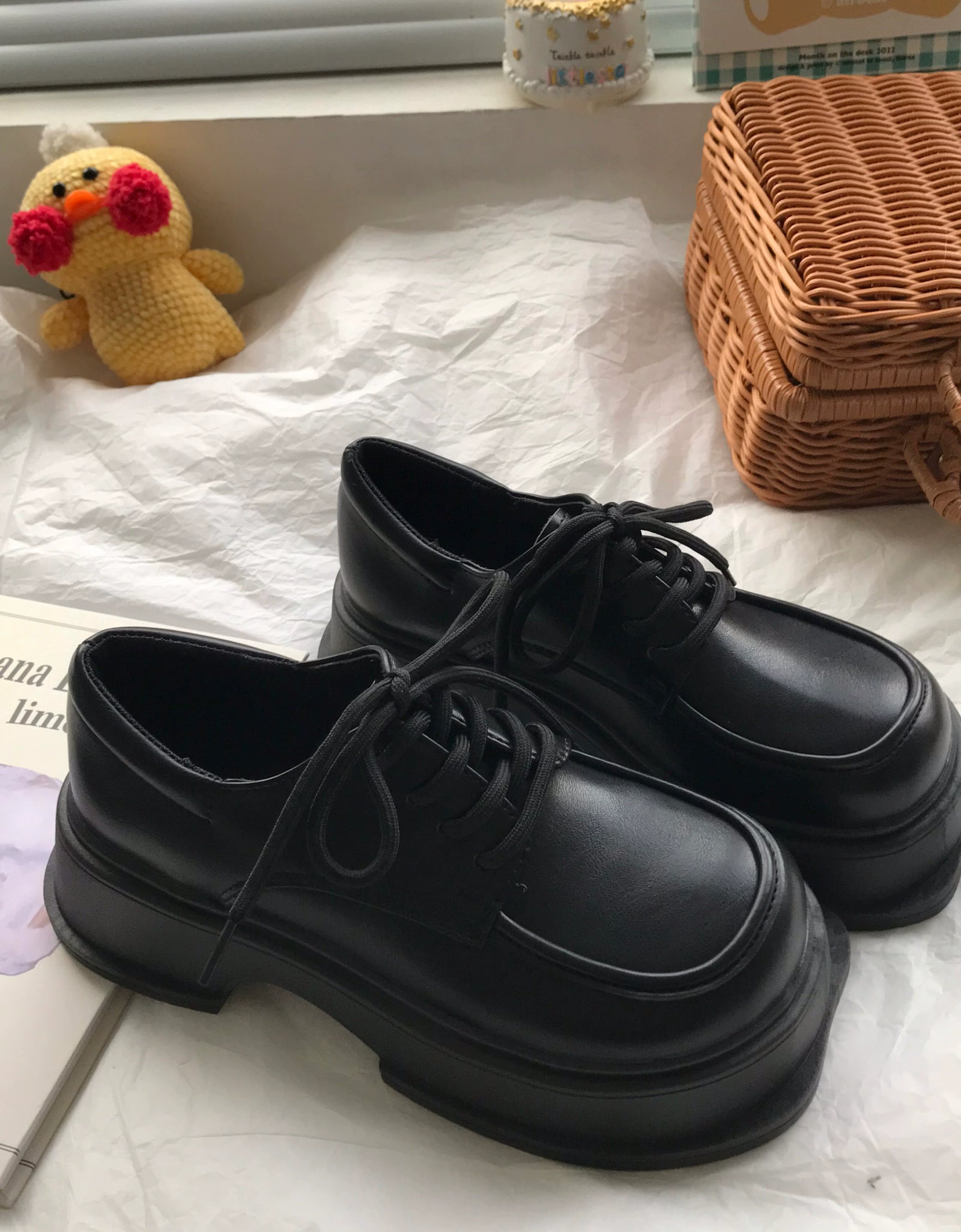 Vintage Chunky Platform Oxford Shoes