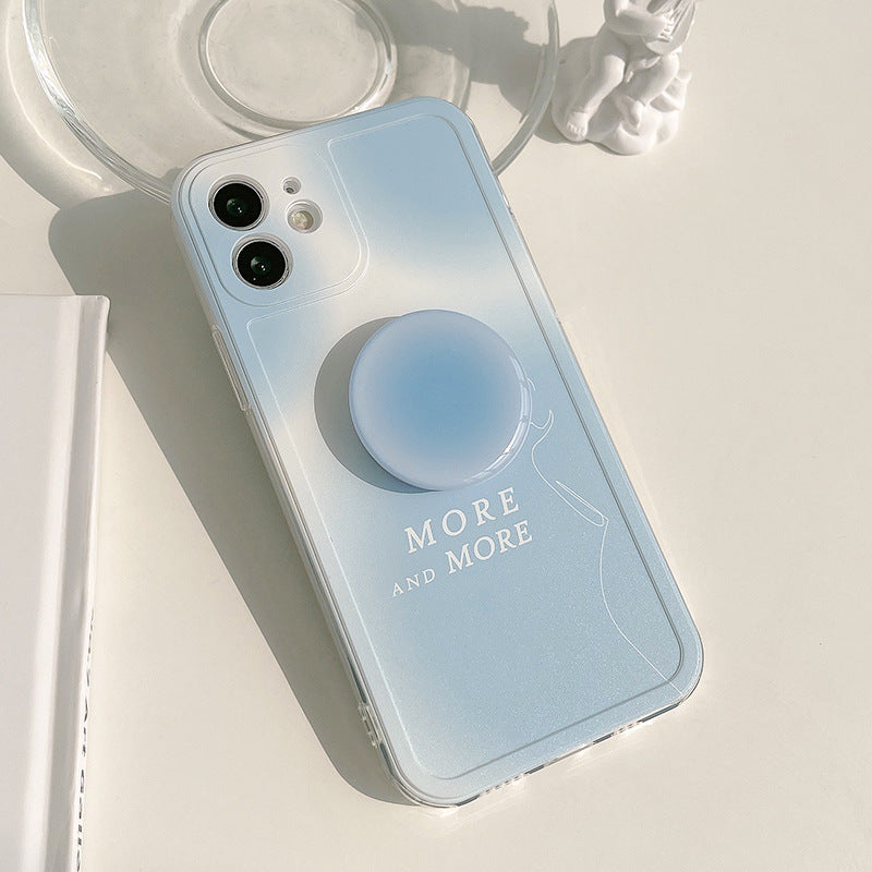 Baby Blue Gradient Pop Socket Case