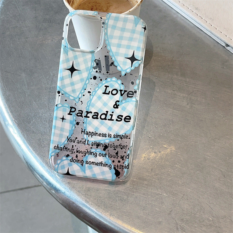 Love & Paradise Plaid Case