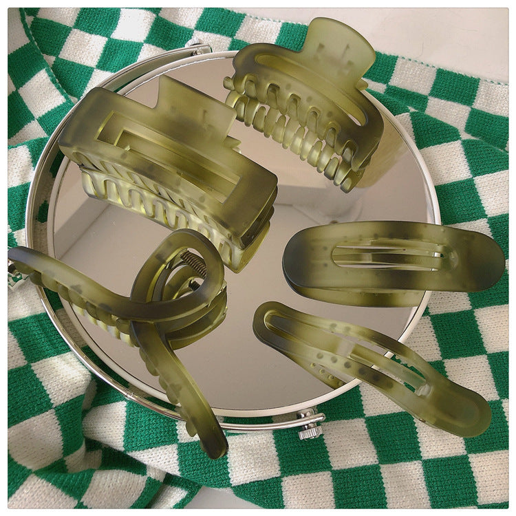 Mossy Sheen Claw Clip