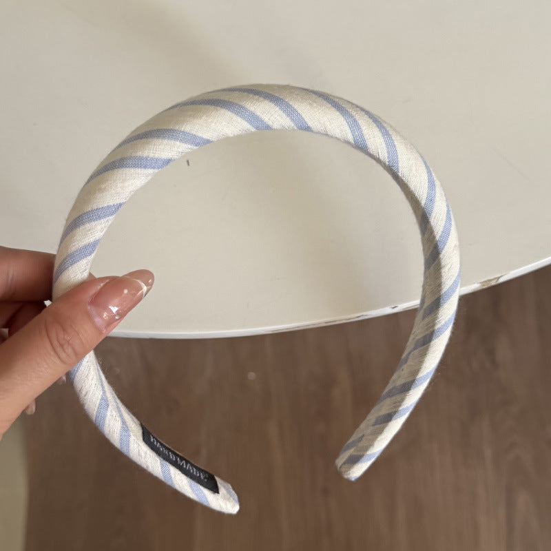 Plaid Fabric Headband Hair Accessories