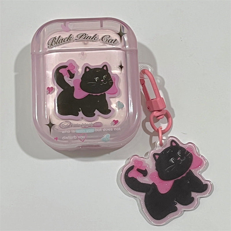 Kitty Noir with Rosy Tint Airpods Case