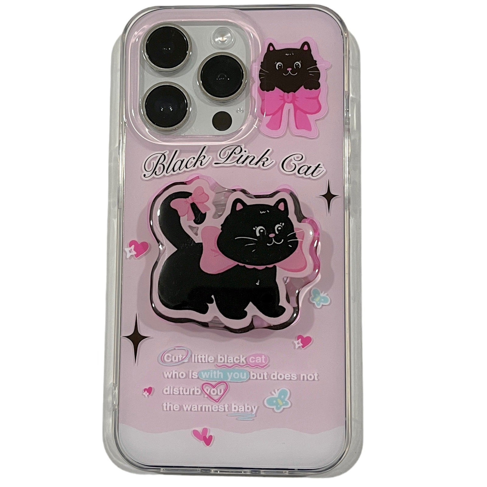 Black Bow Kitten Case