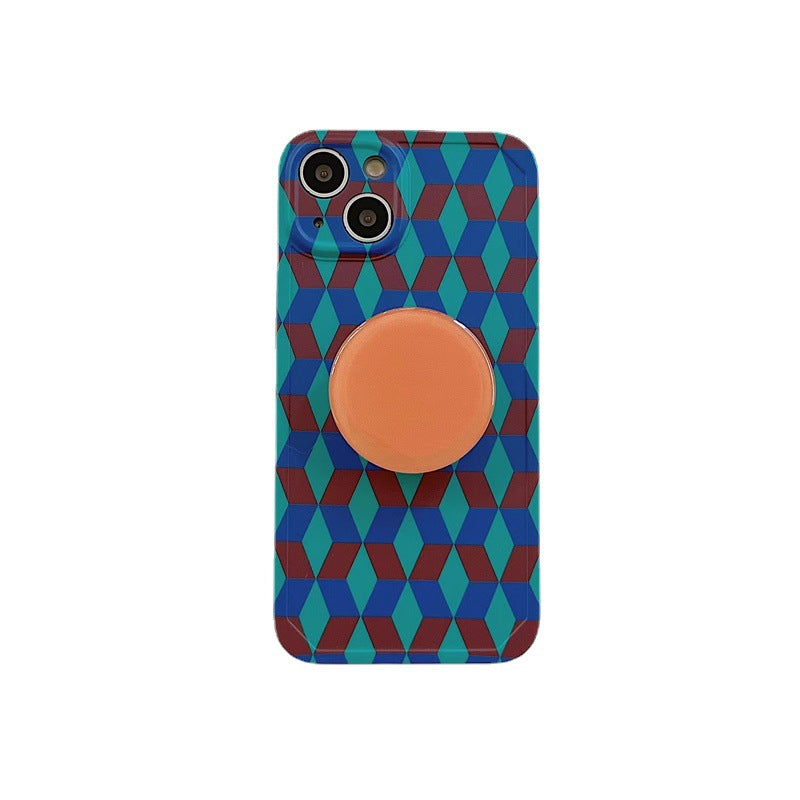 Zigzag Sunset Pop Socket Case