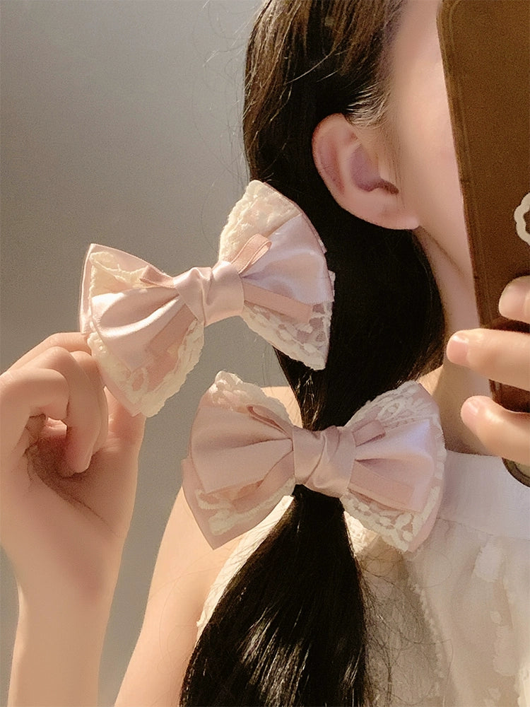 French Style Cute Hair Bow