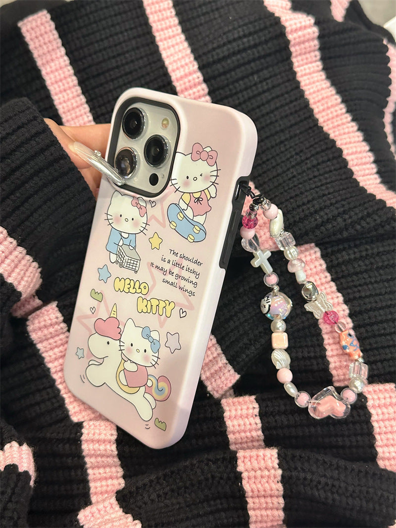 Skating Kitty Pink Case