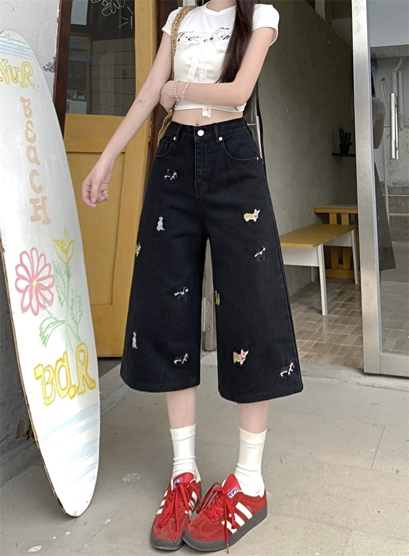 Denim Bermuda Shorts