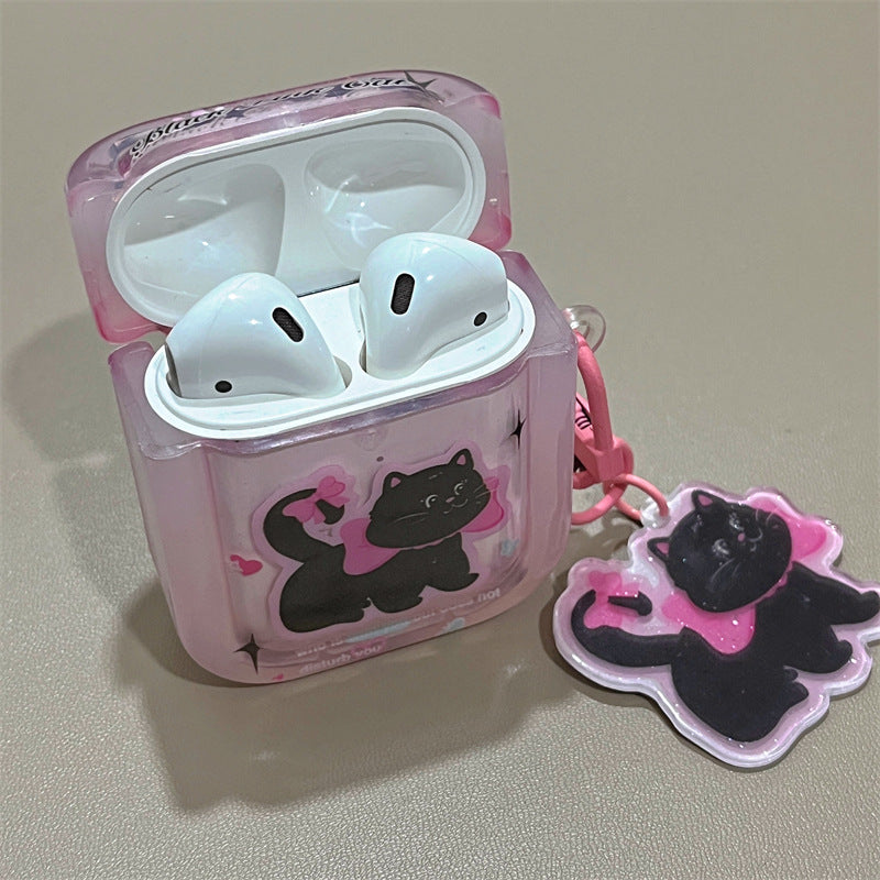 Kitty Noir with Rosy Tint Airpods Case