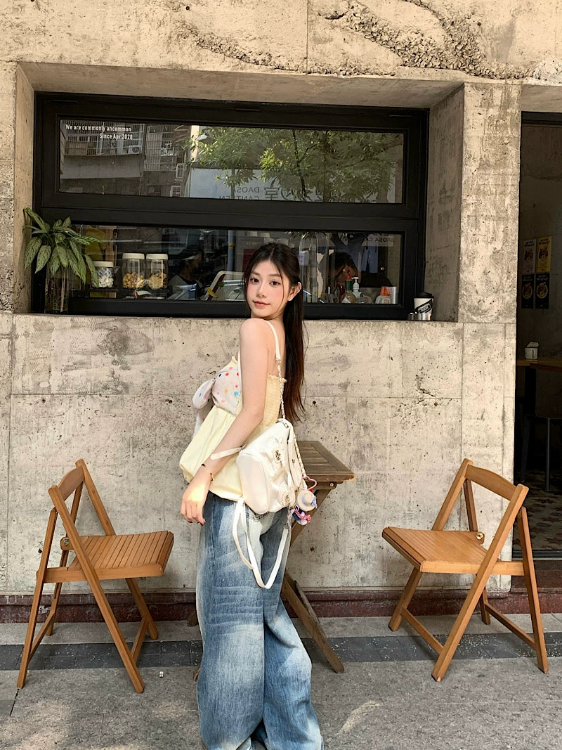 Sweet Bow Strapless Peplum Top