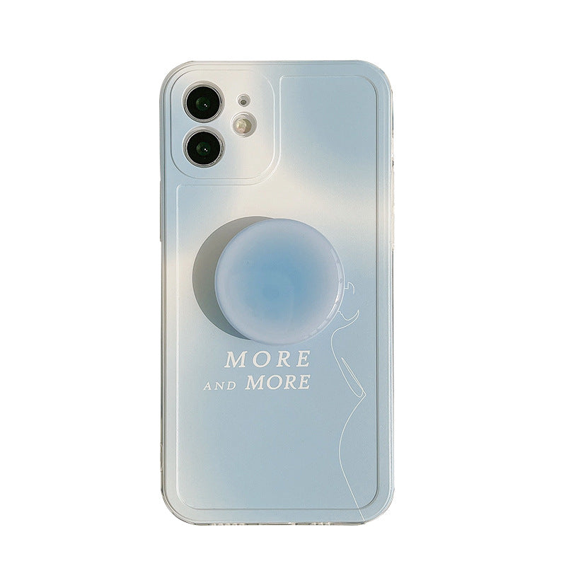 Baby Blue Gradient Pop Socket Case