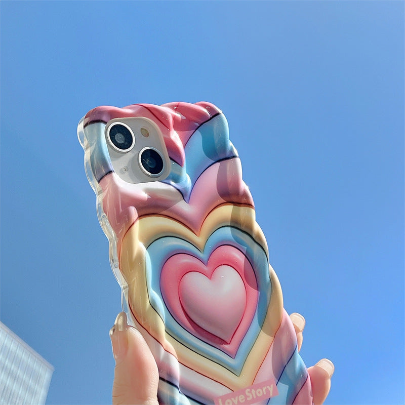 Bubble Heart Layer Case