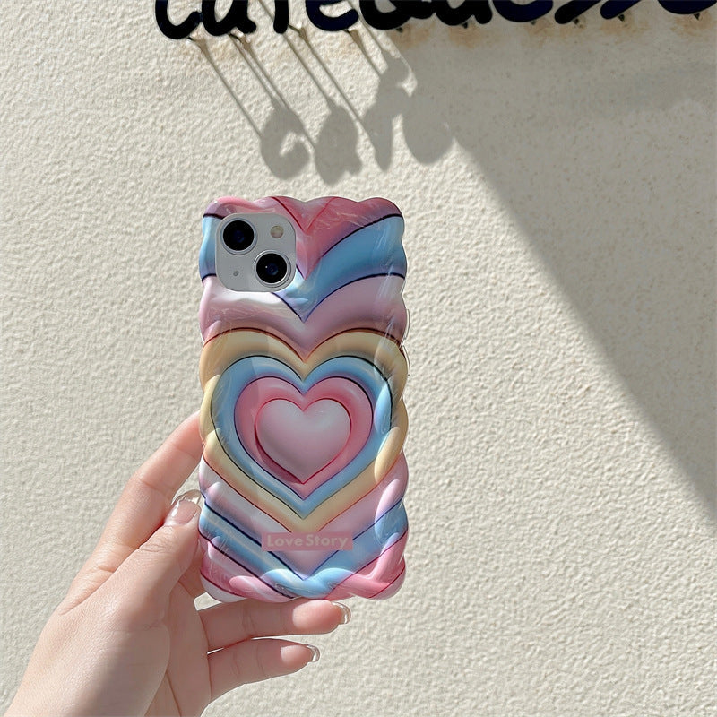 Bubble Heart Layer Case